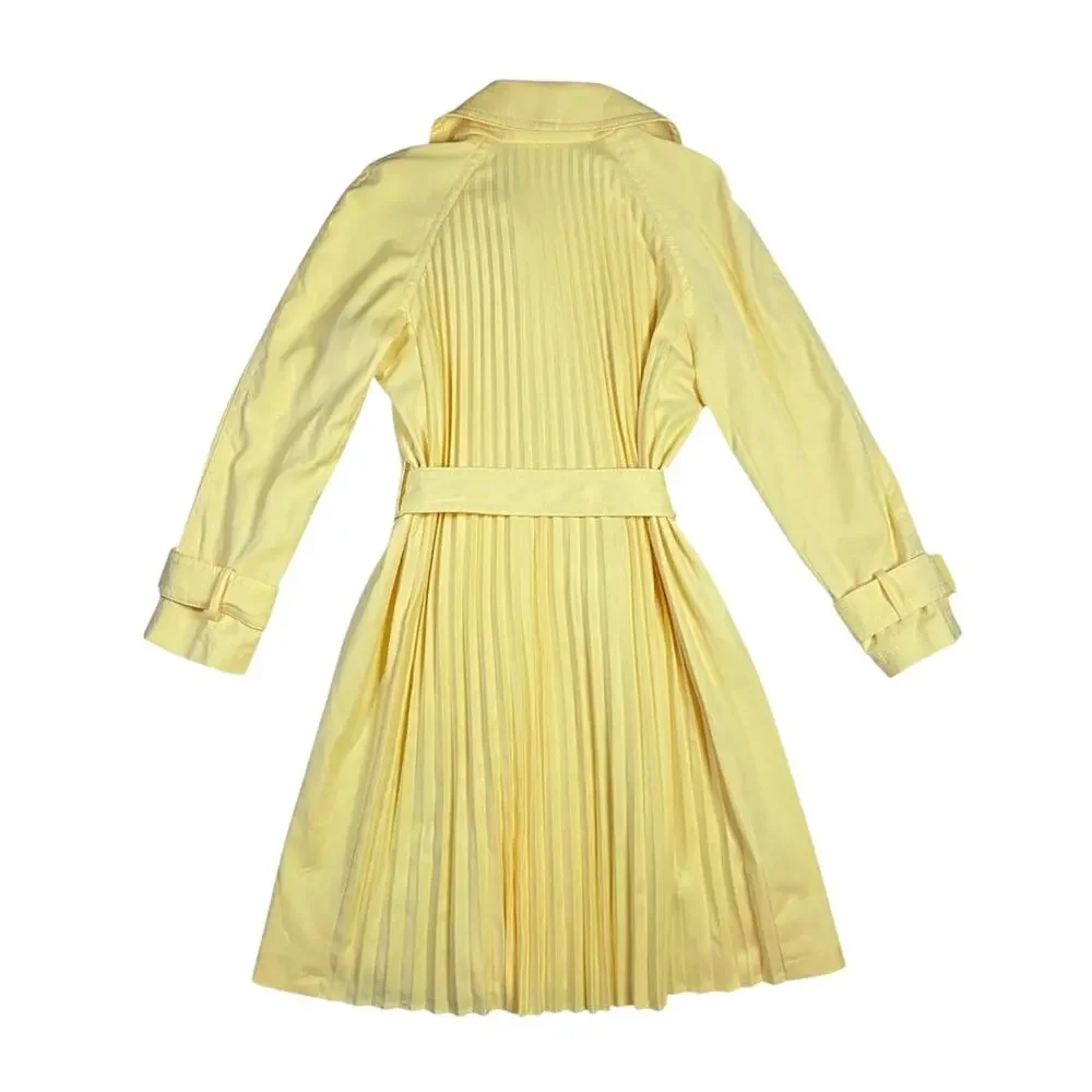 Ann Taylor Pleated Sunshine Trench Coat - SP